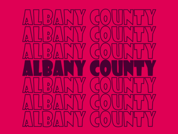 Albany County SVG Cut File: Graphics for Print Templates