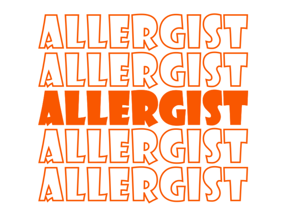 Allergist SVG Cut File: Graphics for Print Templates