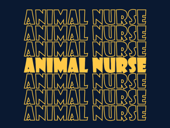 Animal Nurse SVG Cut File: Graphics for Print Templates