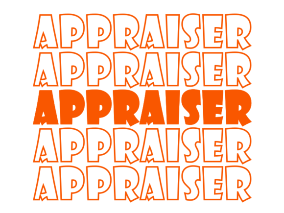 Appraiser SVG Cut File: Graphics for Print Templates