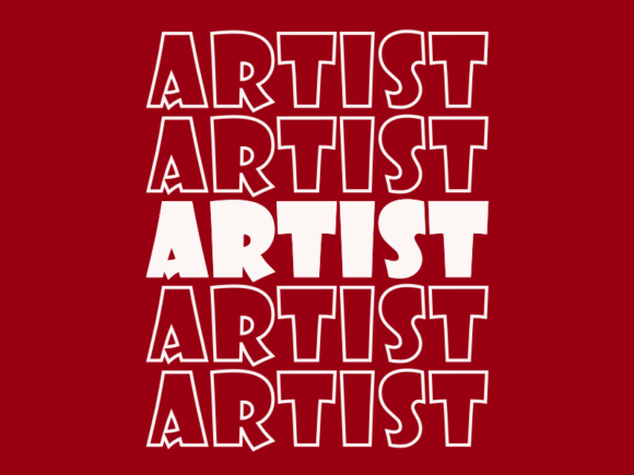 Artist SVG Cut File: Graphics for Print Templates