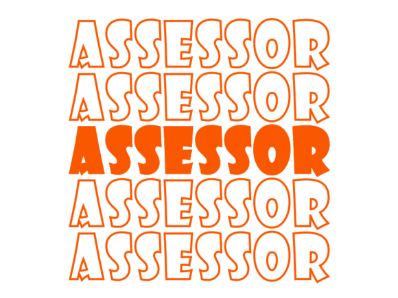 Assessor SVG Cut File: Graphics for Print Templates