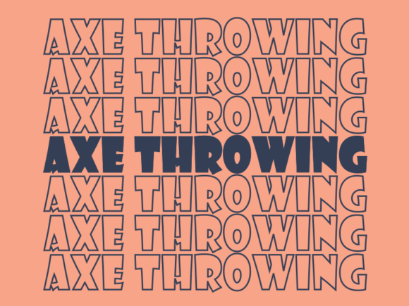 Axe Throwing SVG Cut File