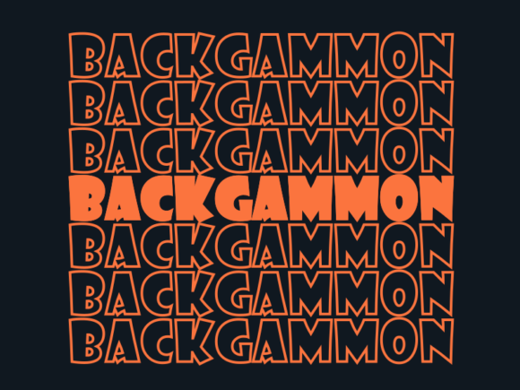 Backgammon SVG Cut File: Graphics for Print Templates
