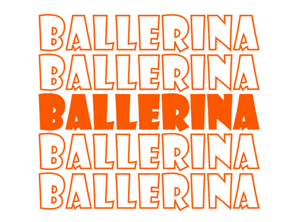 Ballerina SVG Cut File: Graphics & Print Templates