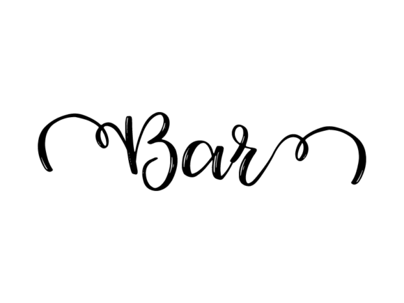 Bar Lettering: Clean Graphics for Print Templates
