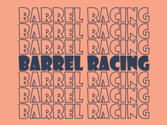 Barrel Racing SVG Cut File: Graphics for Print Templates
