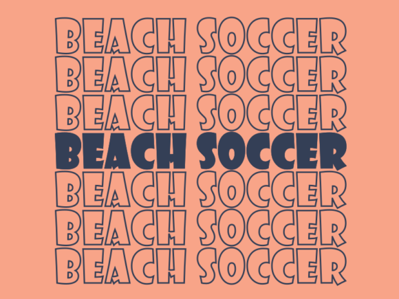 Beach Soccer SVG Cut File
