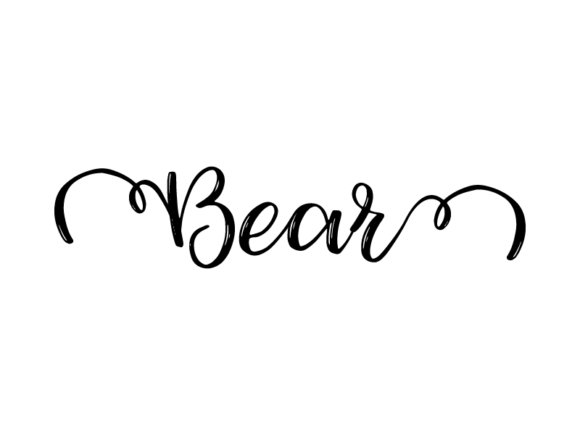 Bear Lettering: Graphics & Print Templates for Handmade Brands