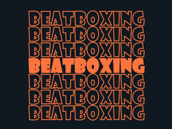 Beatboxing SVG Cut File: Graphics for Print Templates
