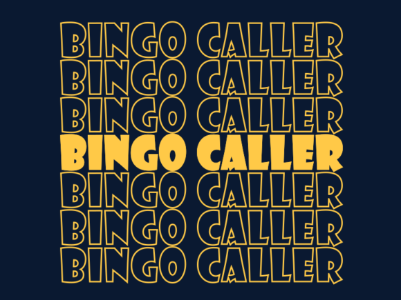 Bingo Caller SVG Cut File: Graphics for Print Templates