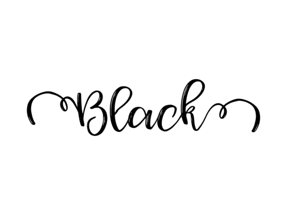 Black Lettering: Monochrome Graphics for Print Templates