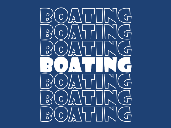 Boating SVG Cut File: Graphics for Print Templates