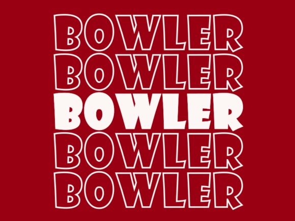 Bowler SVG Cut File: Graphics & Print Templates