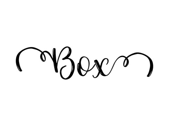 Box Lettering: Monochrome Graphics & Print Templates