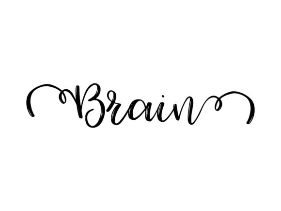 Brain Lettering: Monochrome Graphics & Print Templates