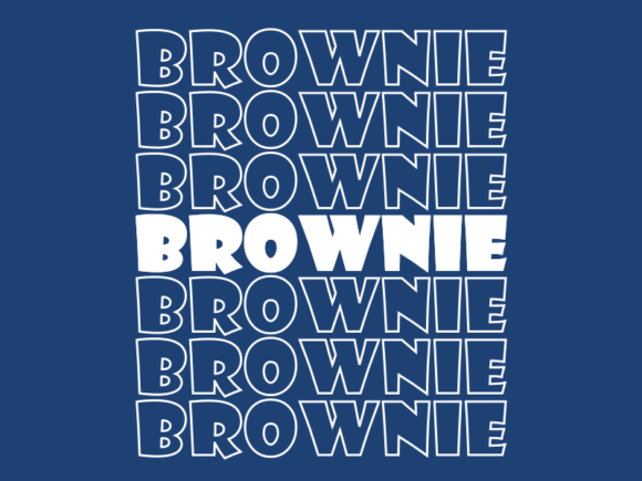 Brownie SVG Cut File: Graphics & Print Templates