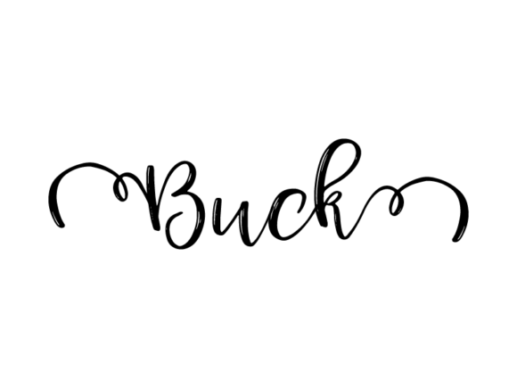Buck Lettering: Monochrome Graphics & Print Templates
