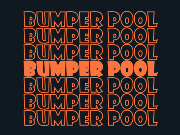 Bumper Pool SVG Cut File: Graphics for Print Templates