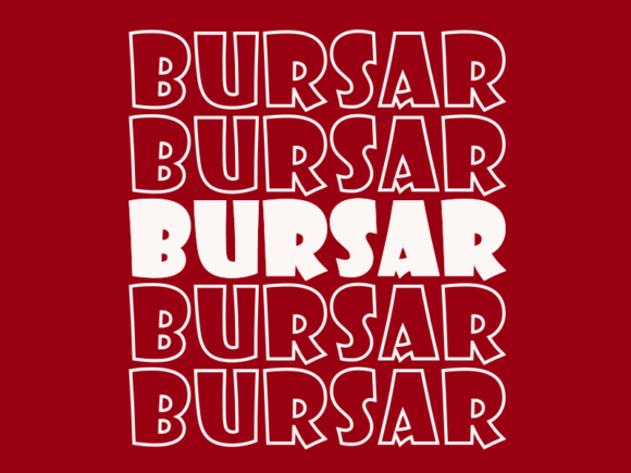 Bursar SVG Cut File: Graphics for Print Templates