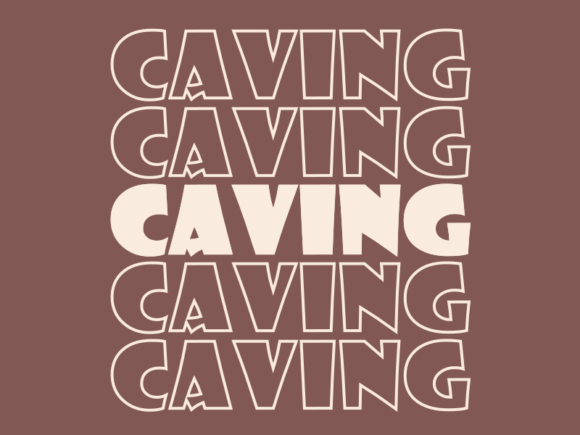 Caving SVG Cut File: Graphics for Print Templates