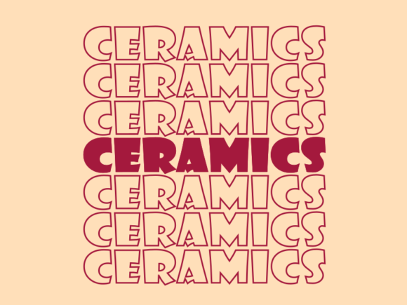 Ceramics SVG Cut File: Graphics for Print Templates