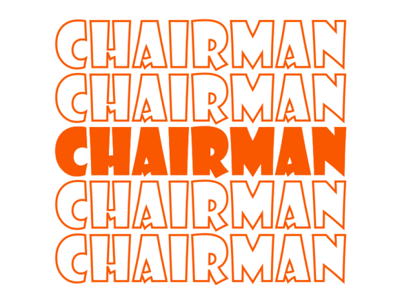 Chairman SVG Cut File: Graphics for Print Templates