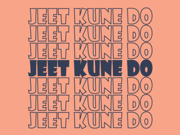 Jeet Kune Do SVG Cut File: Graphics for Print Templates