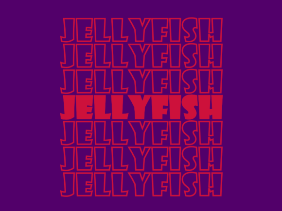 Jellyfish SVG Cut File: Graphics for Print Templates