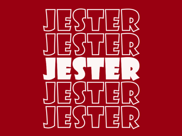 Jester SVG Cut File: Graphics for Print Templates
