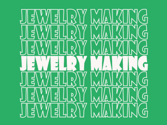 Jewelry Making SVG Cut File: Graphics for Print Templates
