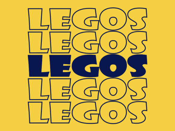 Legos SVG Cut File: Graphics for Print Templates