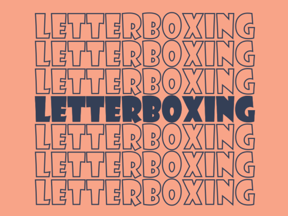 Letterboxing SVG Cut File: Graphics & Print Templates