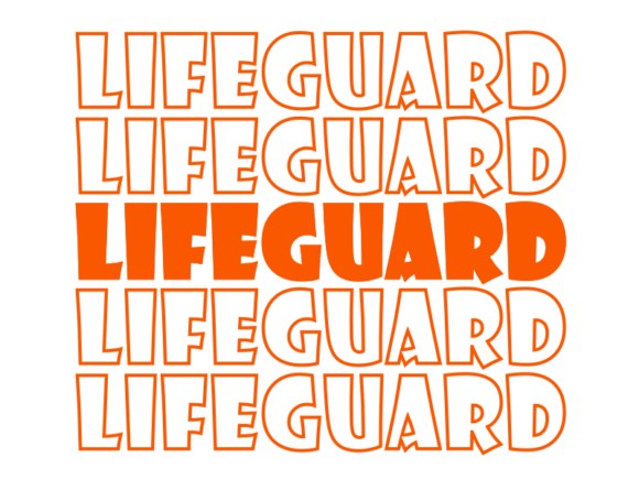 Lifeguard SVG Cut File: Graphics for Print Templates
