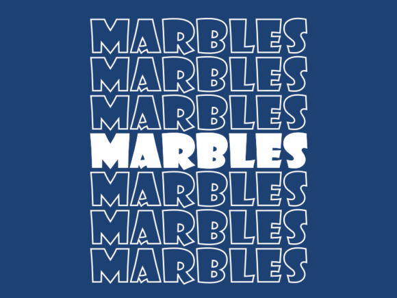 Marbles SVG Cut File: Graphics for Print Templates
