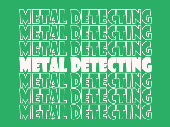 Metal Detecting SVG Cut File: Graphics for Print Templates